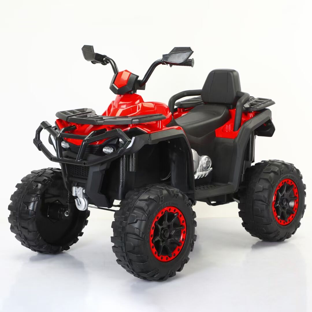 2025 Unisex New Electric Four-Wheel Ride-On Battery Car Children's Beach Motorcycle 6-12 Year Old Off-Road Plastic Toy Kids ATV