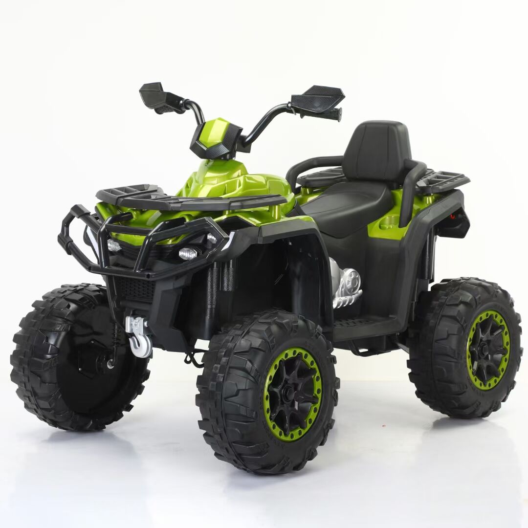 2025 Unisex New Electric Four-Wheel Ride-On Battery Car Children's Beach Motorcycle 6-12 Year Old Off-Road Plastic Toy Kids ATV