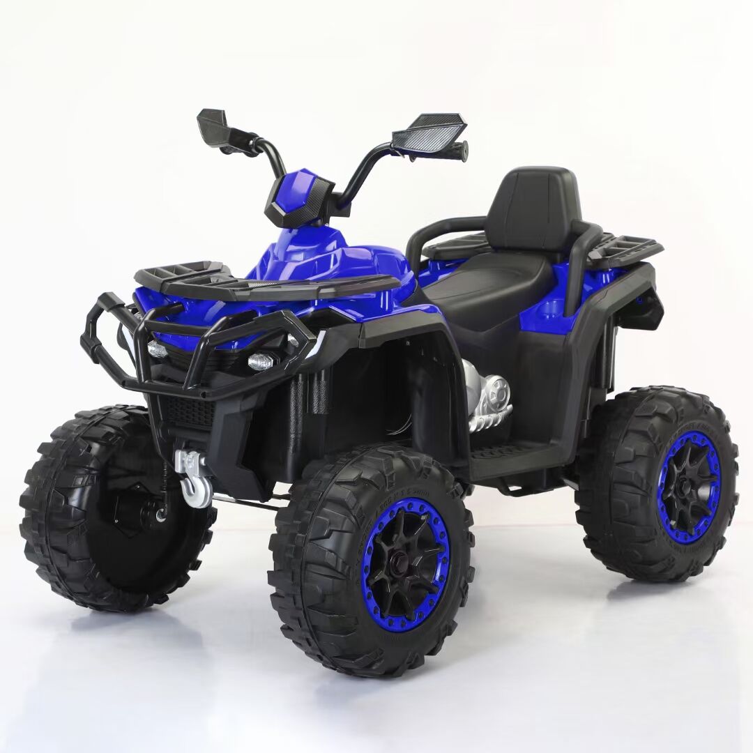 2025 Unisex New Electric Four-Wheel Ride-On Battery Car Children's Beach Motorcycle 6-12 Year Old Off-Road Plastic Toy Kids ATV