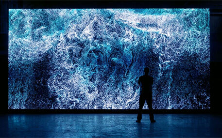 Remove a led screen just by pressing it with your finger?