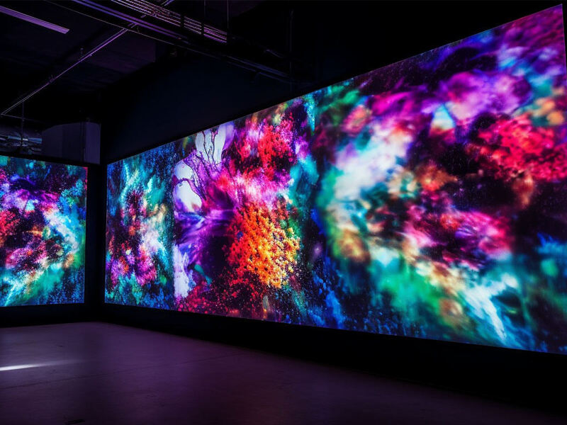 Solutions de salles LED immersives pour expositions et centres d'expérience de marque