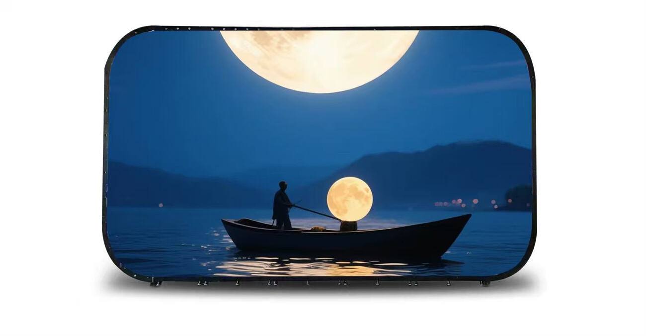 A custom shape creative LED display installed on a ceiling to create a captivating immersive experience