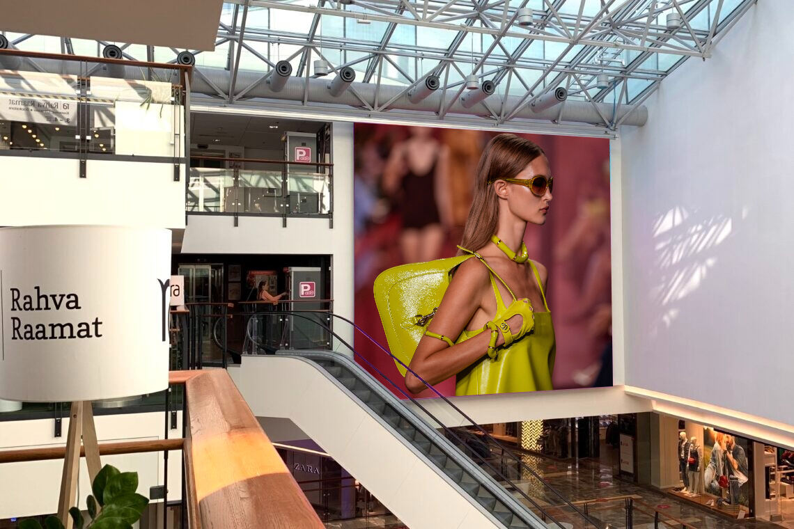 P2.5 Innen-LED-Display für ein hochpreisiges Fashion Outlet