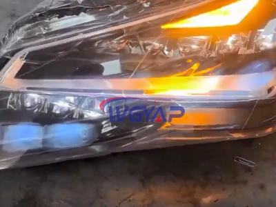SEAT headlight lighting test