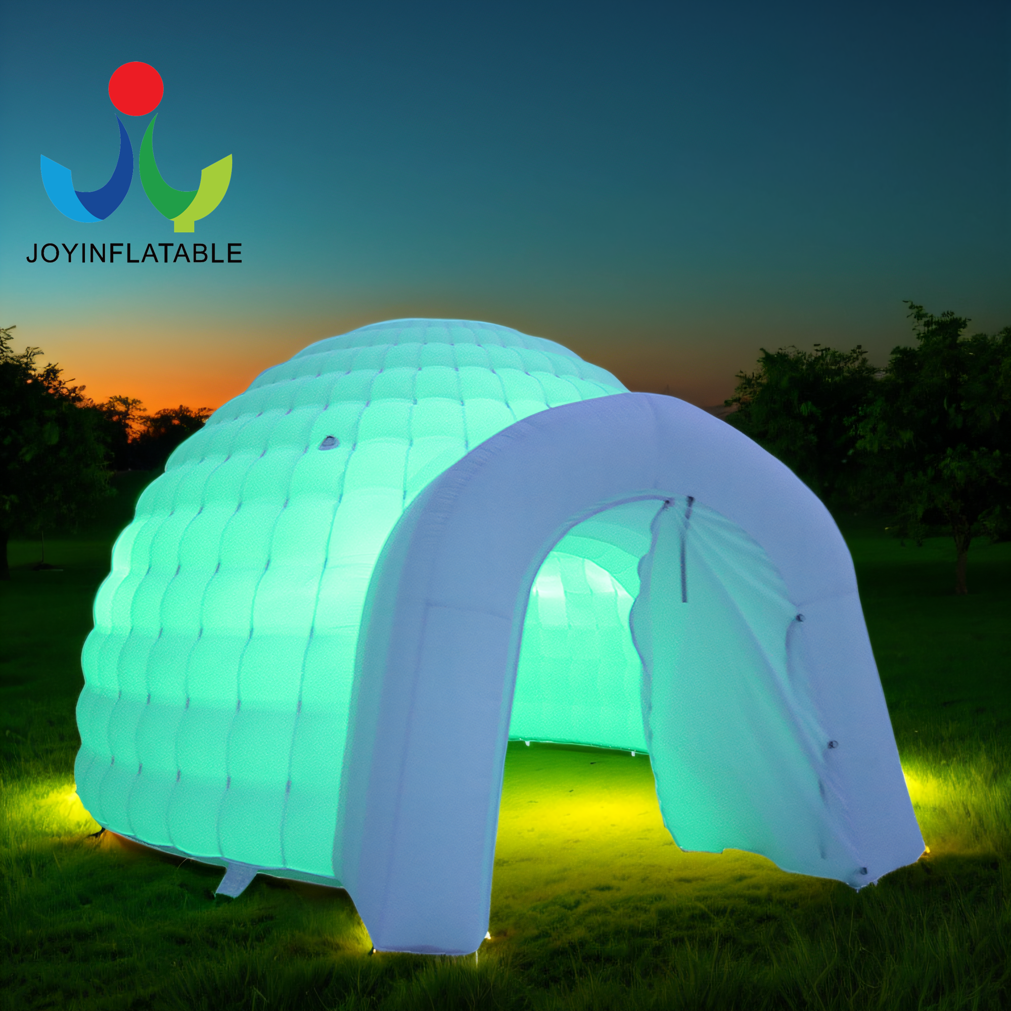 Inflatable Igloo Tent with LED Lights