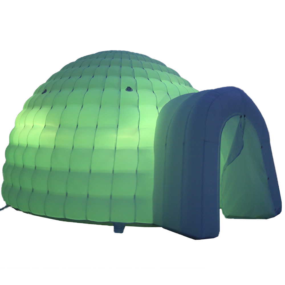 Setting Up an Inflatable Igloo Tent for Year-Round Events