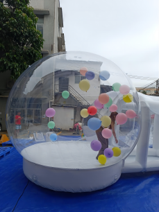 Round entrance inflatable bubble house manufacture