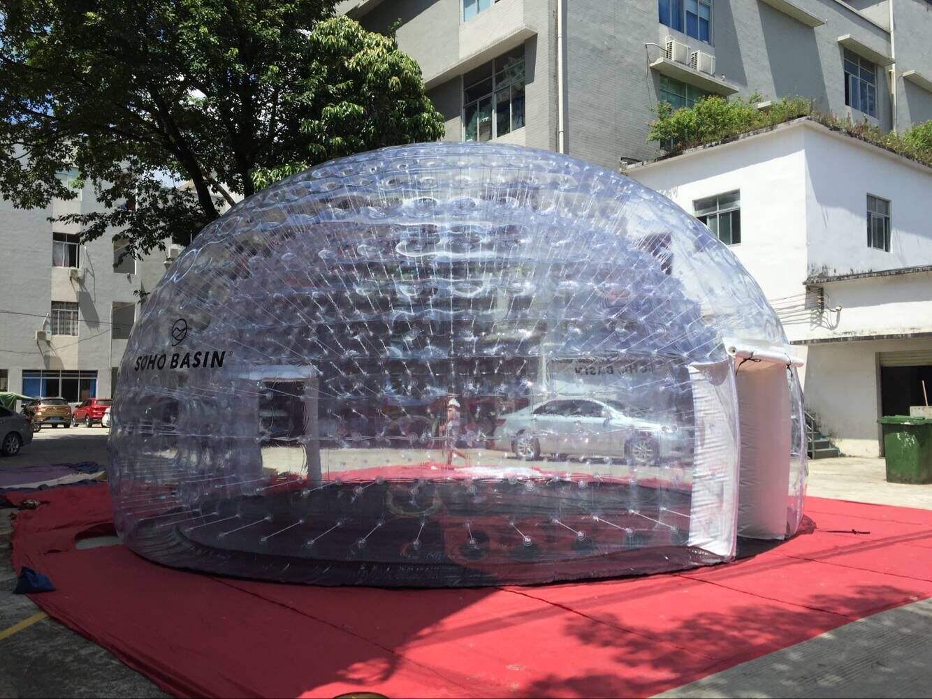 Inflatable Igloo Tent with LED light