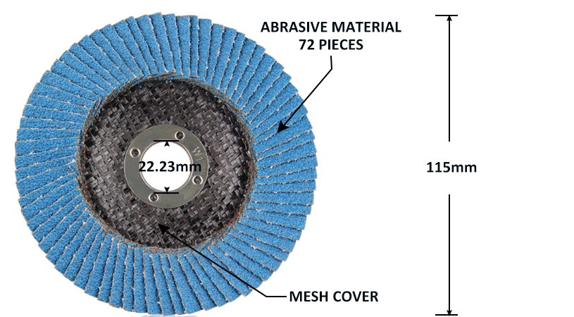 T27 zirconia aluminum oxide abrasive flap disc for stainless steel flap disk factory