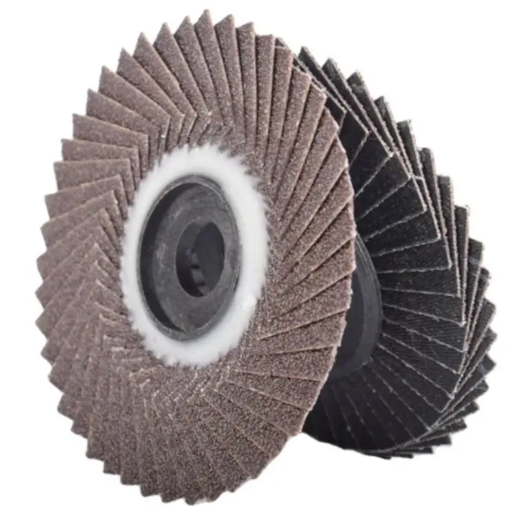 100mm 406080120 Grit Aluminium Oxide Flower Flap Disc for metal stainless