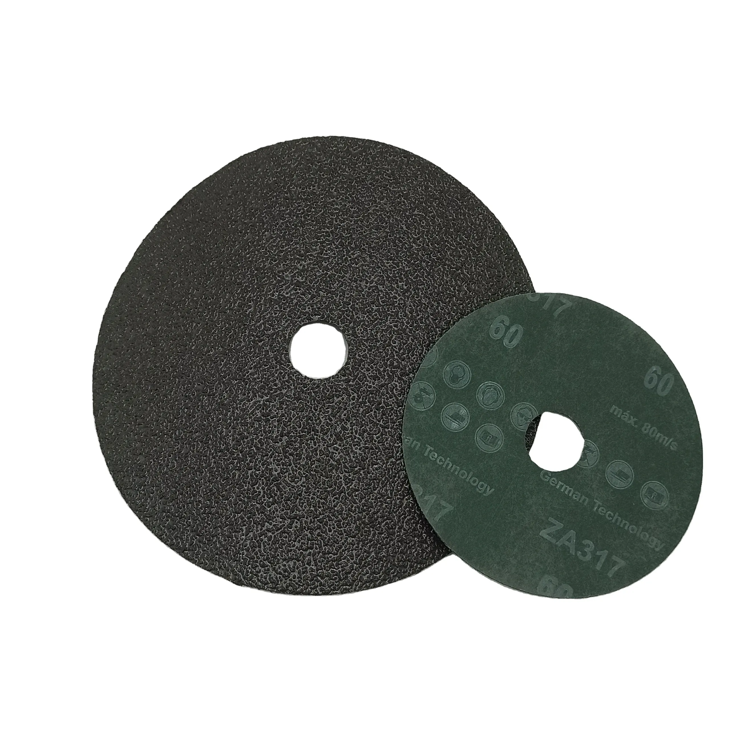 OEM Support P16-320 Silicon Carbide Fiber Disc for Stainless Steel Metal Surface Sanding & Grinding