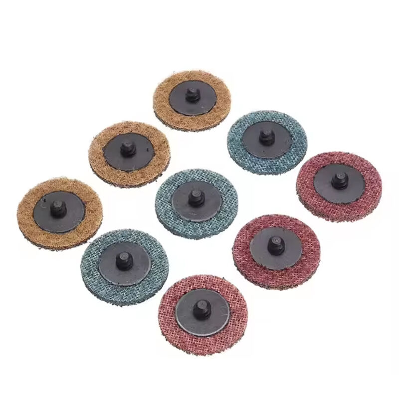 2 inch non woven surface conditioning disc quick change disc coarse medium fine nylon sanding disc set