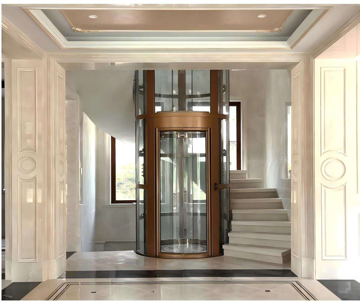 Lift Bulat High-End yang Dipesan Khusus – Pilihan Inovatif untuk Rumah dan Bangunan Modern