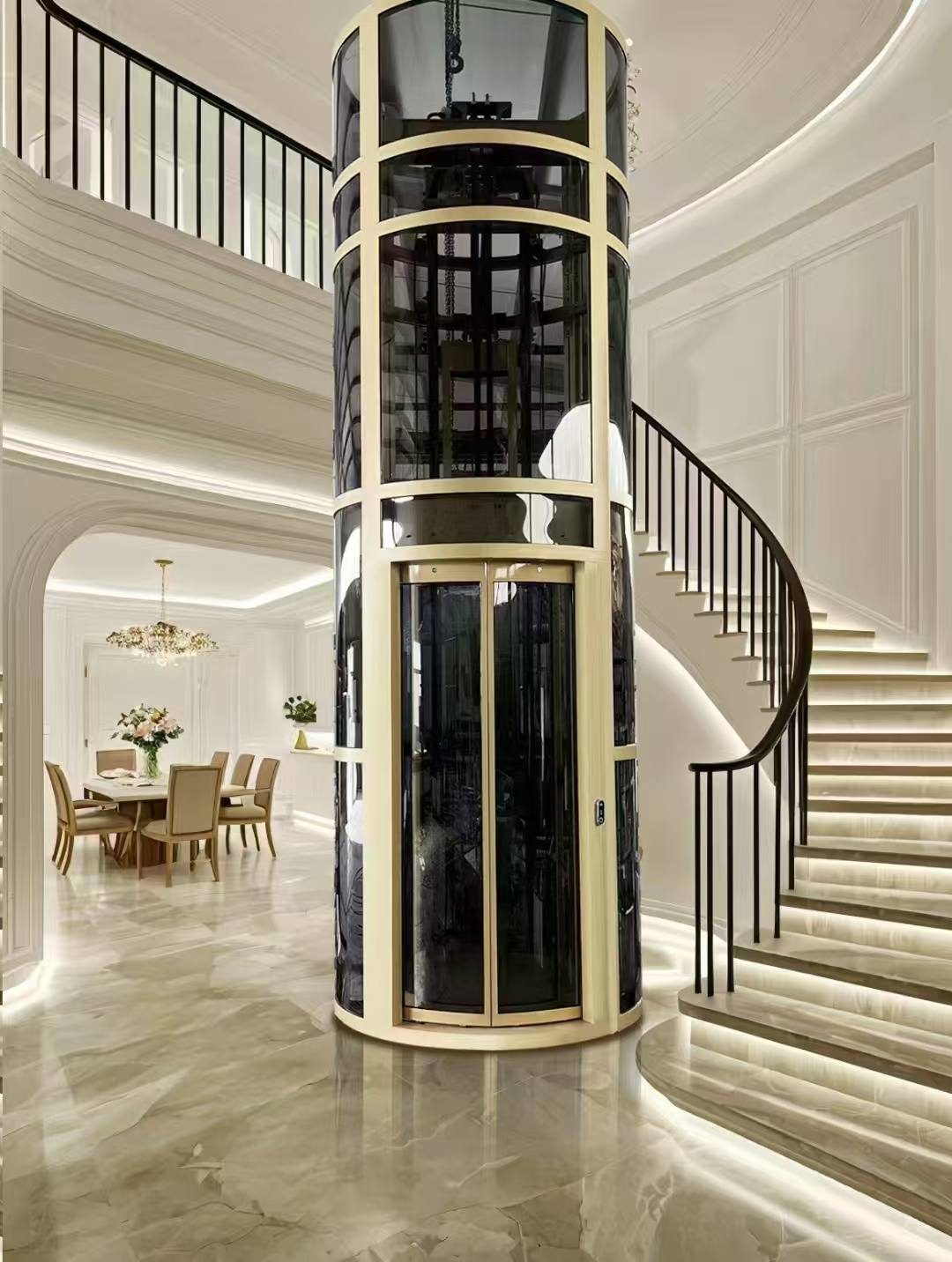Ascensor Redondo para Hogar: El Arte Espacial y la Innovación Tecnológica en las Residencias Modernas