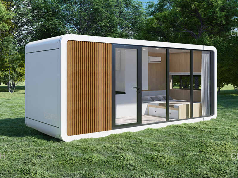 20ft Prefab Apple Cabin: Compact Living, Complete Comfort