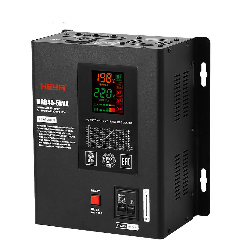 Wall Mounted 5KVA 220V AVR Single Phase Estabilizador De Voltage Automatic Regulators Stabilizers AVR 4000-5000W