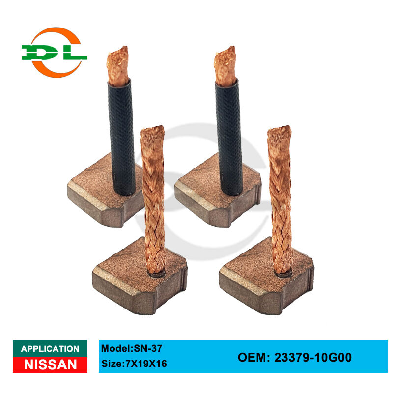 SN-37 7x19x16mm top selling carbon brush compatible with nissan motor starters supplier