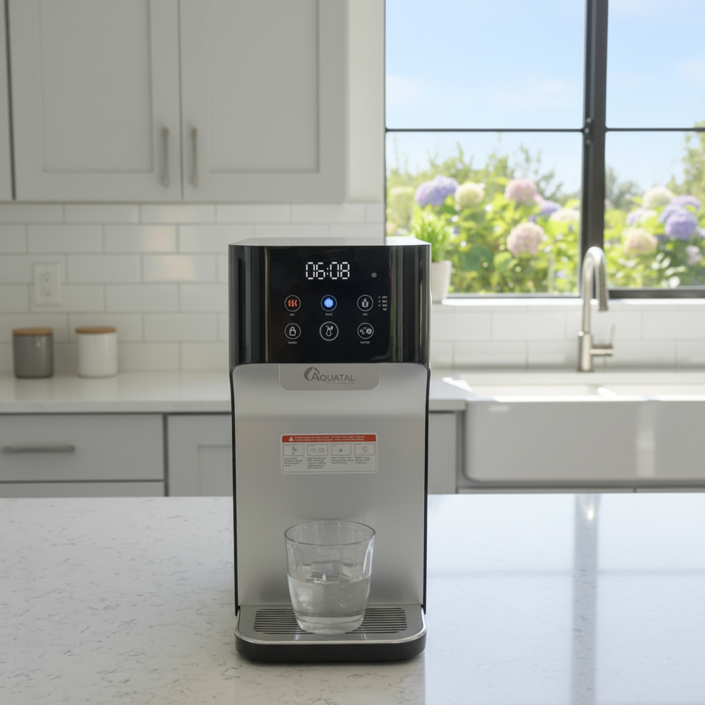 スマートコントロール携帯用即熱式ウォーターディスペンサー、家庭やホテル向けABS樹脂製無料設置電気式タンクレス