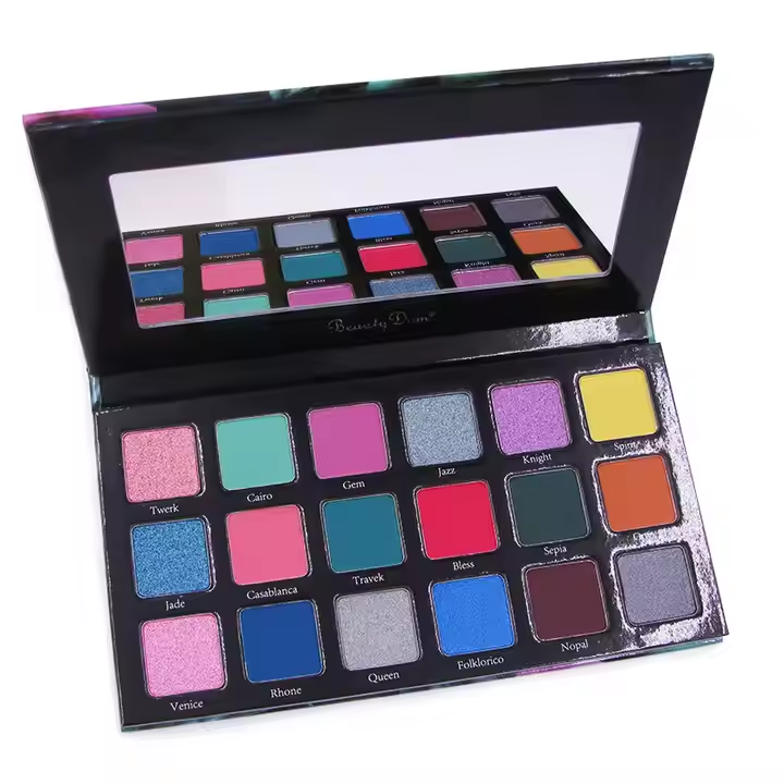 Wholesale Private Label Glitter Eyeshadow Palette - No Brand