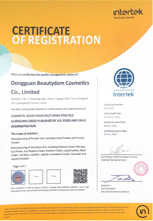 certification