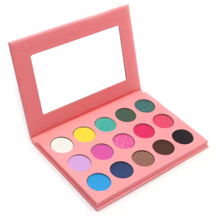 15-Color Matte & Shimmer Private Label Eyeshadow Palette