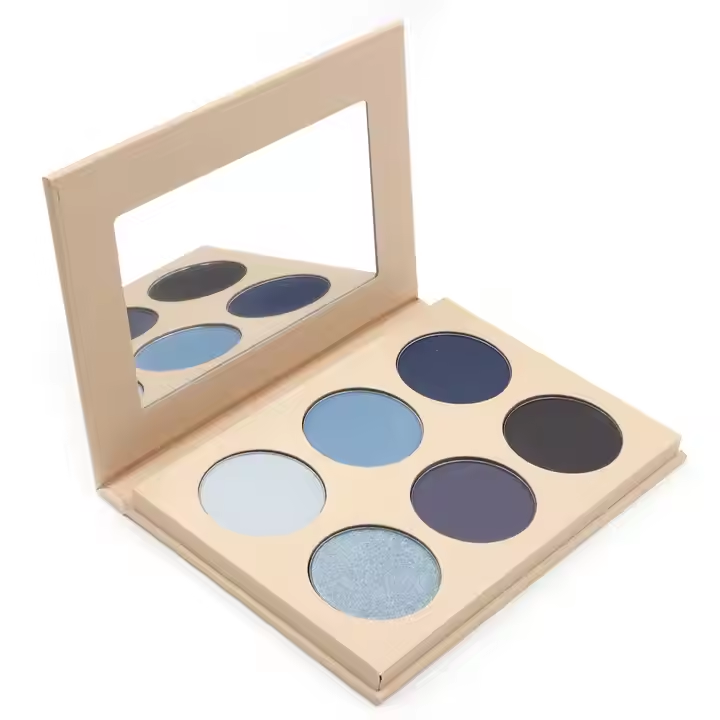 Newest Beauty Six-Color Eyeshadow Palette: Custom Private Label Waterproof Makeup Eyeshadow