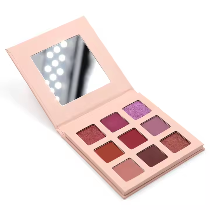 Wholesale Waterproof Long-Lasting Matte & Shimmer 9-Color OEM Eyeshadow Palette for Makeup