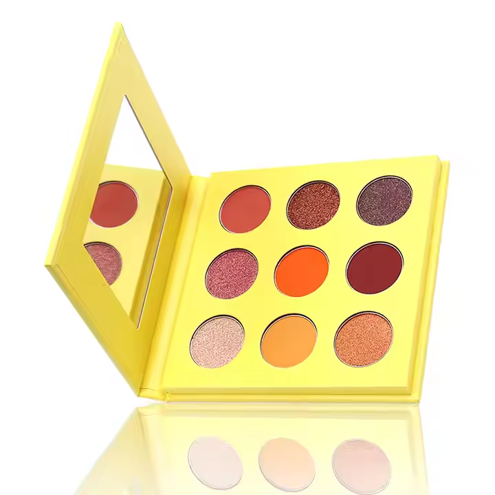 Customized Wholesale 9-Color Matte & Shiny Waterproof Eyeshadow Palette