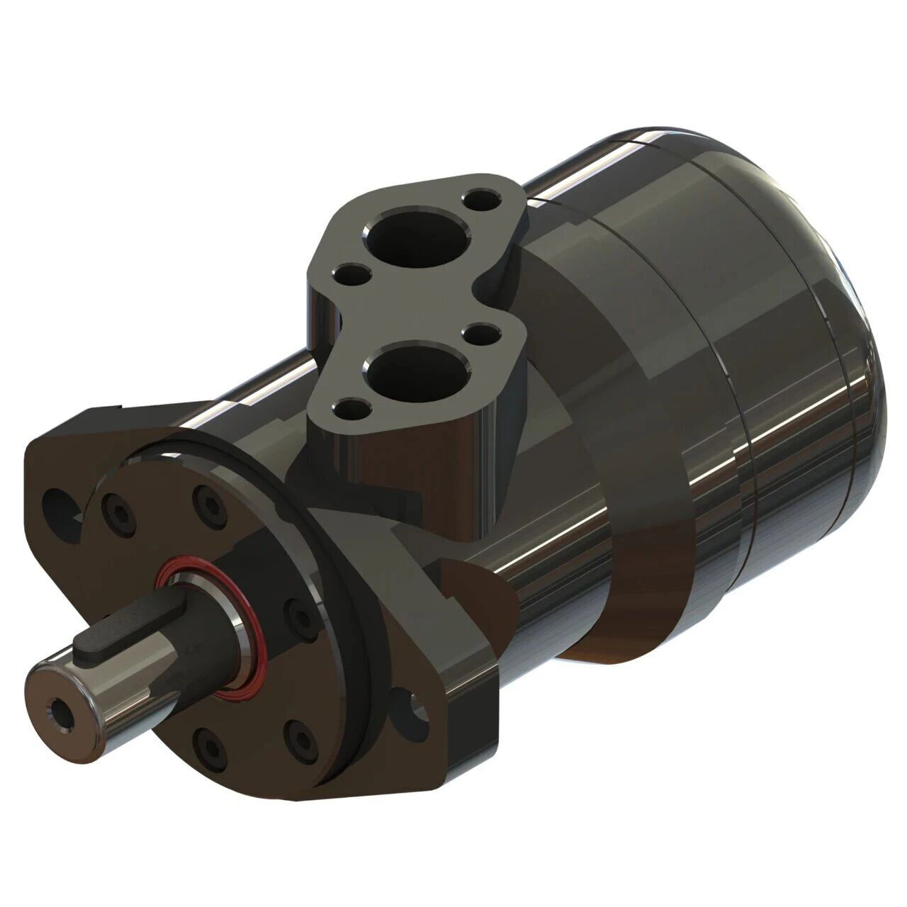 What is the reason for the heating of the hydraulic motor housing?