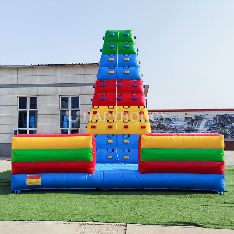 Mur de Sport Inflatable d'Escalade Matelas Enfants Parc de Jeux Commercial Escalade