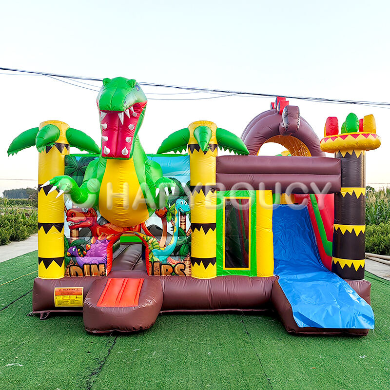 Party Rentals Inflatable Bouncers Bounce House Dino Park Dinosaur Bouncing Castle