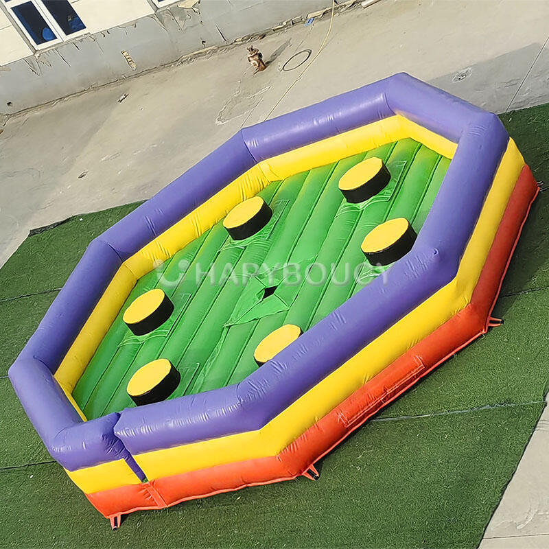 Outdoor Inflatable Interactive Game Meltdown Sport Game Bouncy Mat ...