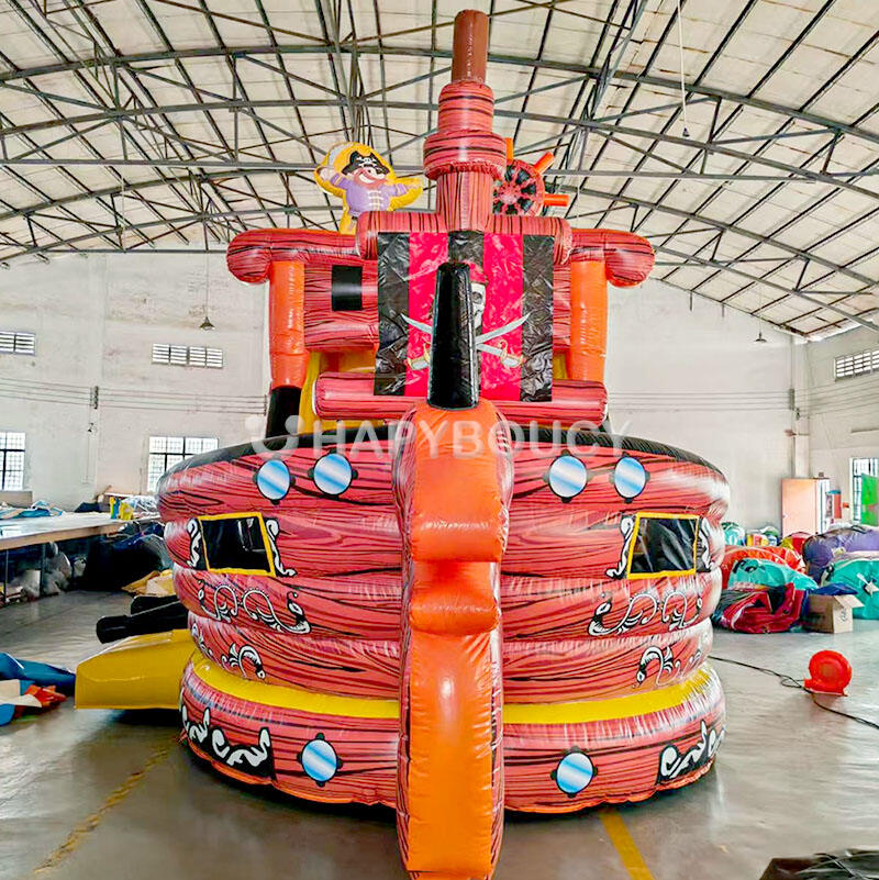 Inflatable Pirate Ship Bounce House Commercial Pirate Galleon Boat ...