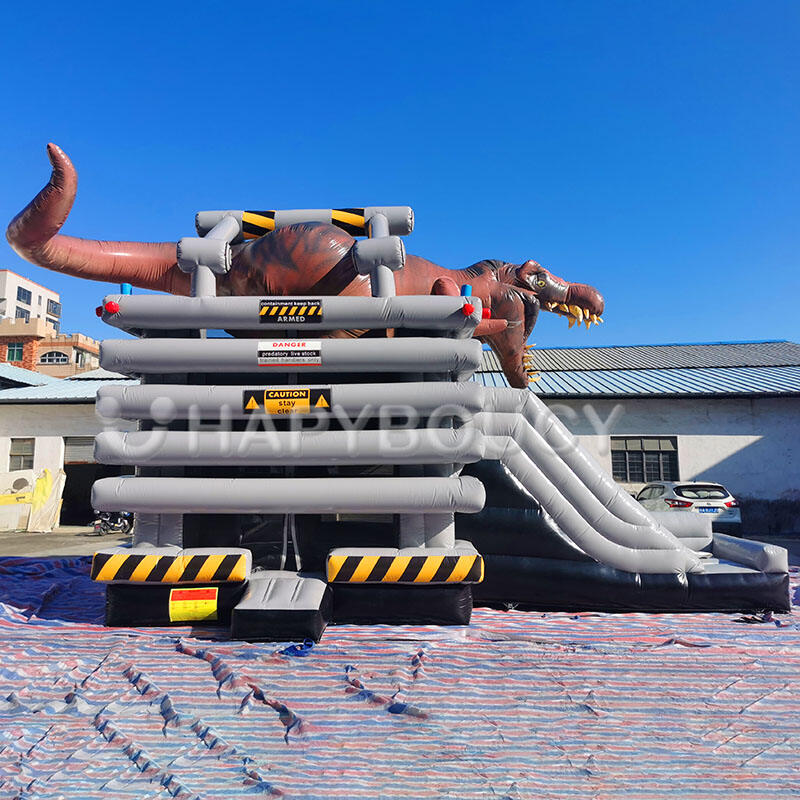 Tyrannosaurus Rex Combo Bouncy Castle t Rex Inflatable Bounce House ...