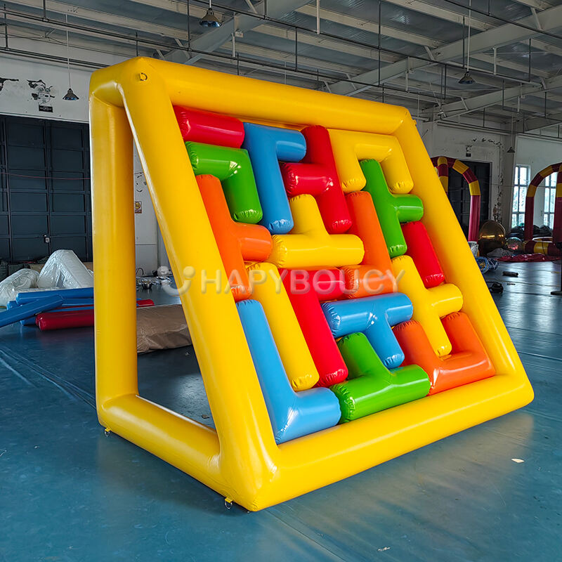 Block Puzzle Sport Game Team Building Inflatable Tetris Games for Amusement Kids dora Toys Tetri Blocks