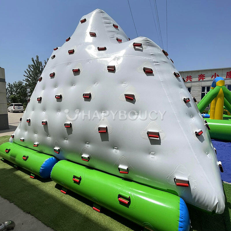 Floting Larg Larg Atdheu Lojër Inflatable Larg Larg Atdheu Ice Berg Kthyer Slide Larg Larg Atdheu