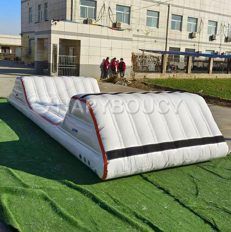 Half Pipe Bike Ramp Evolution Ramps Inflatable Sport Game Floating ...