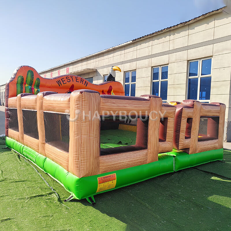 Outdoor Amusement Inflatable Bounce Mat Rodeo Bull Mechanical Bull for Children Adult