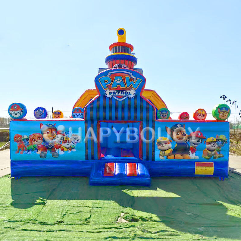 Supplier Paw Patrol Theme Park Fun City Inflatable Trampoline ...