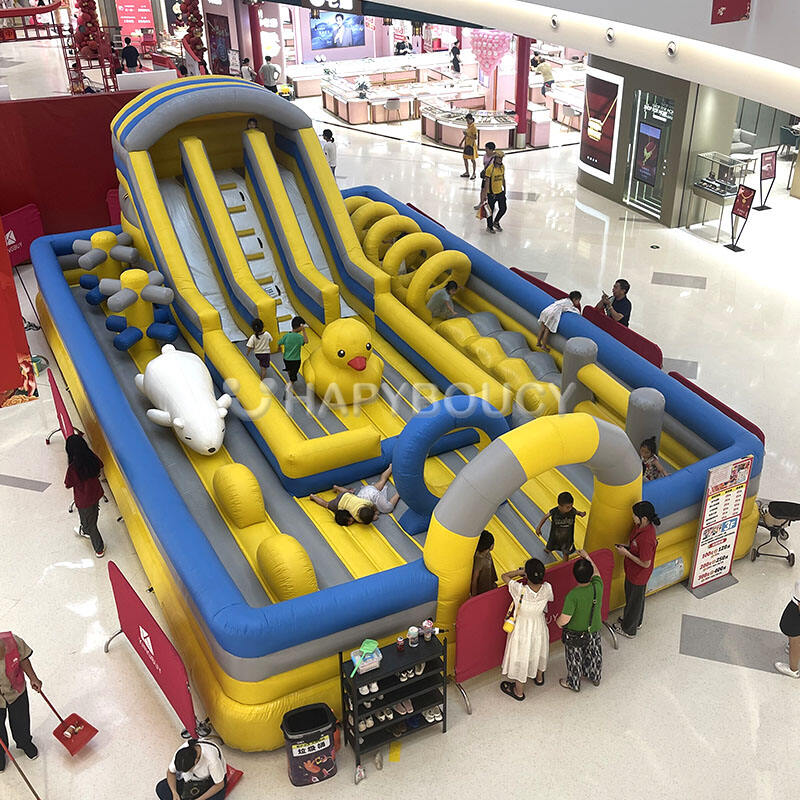  Outdoor Children Amusement Park Inflatable Bouncy Castle Slide Playground