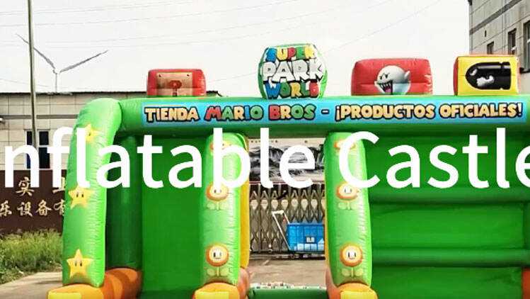 Castello gonfiabile Super Mario Bros
