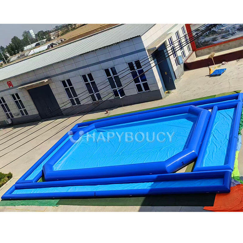 Qysh Larg Larg Atdheu Duplik Pool Airtight Swimming Pool me 0.60mm PVC
