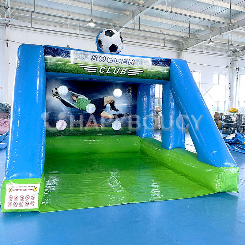 Football Field Goal Toy Inflatable Football Club Gate Shooting Sport Games Inflatable Soccer Goal