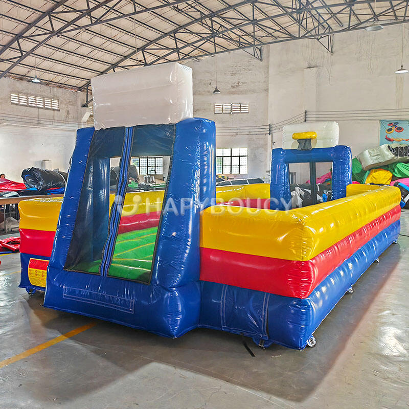 Terrain de football gonflable Jeux de sport Zone de football Piscine gonflable eau savonneuse Extérieur Trou gonflable