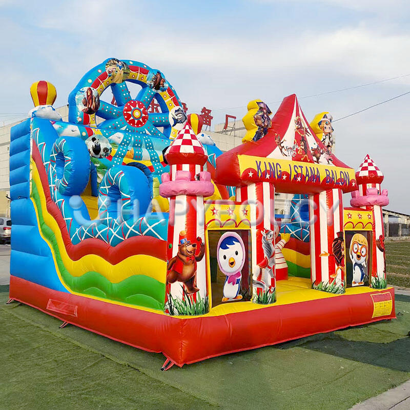 Factory Ferris Wheel Playground Commercial Inflatable Bouncer Circus Bounce House Clown Jumping Castle