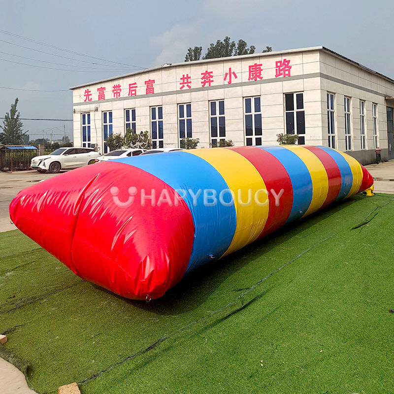 Air Bag Lake Sport Game PVC Floating Jump Inflatable Jumping Pillow Water Catapult Inflatable Water Blob Launch