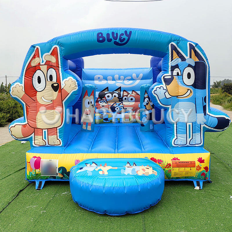 Toddler Inflatable Bluey Jumper Party Rentals Jumping Castle Bluey Bounce House for Kids