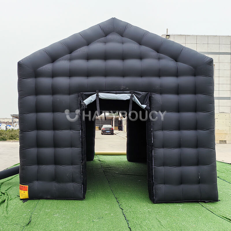 Tente de nightclub gonflable avec éclairage disco Lumières disco LED pour fêtes et célébrations
