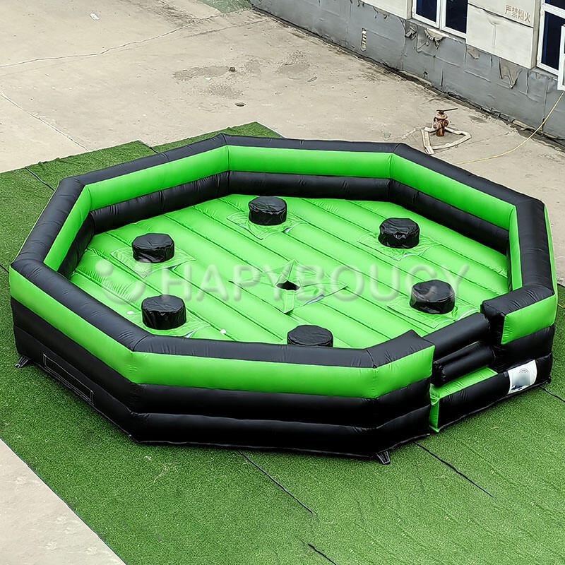 Mechanical Wipeout Sweeper Inflatable Game Bouncy Castle Inflatable Wipe Out