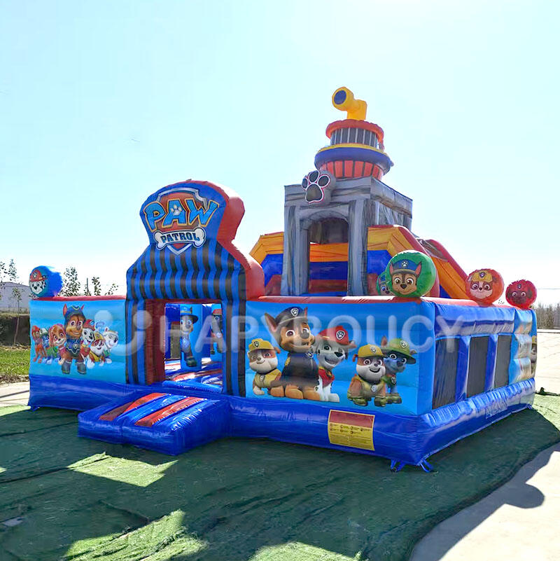 Supplier Paw Patrol Theme Park Fun City Inflatable Trampoline ...
